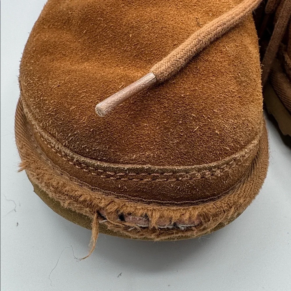 UGG Neumel Chestnut Suede Mens Chukka Boot 3236-CHE size 7 shoes Sherpa lined